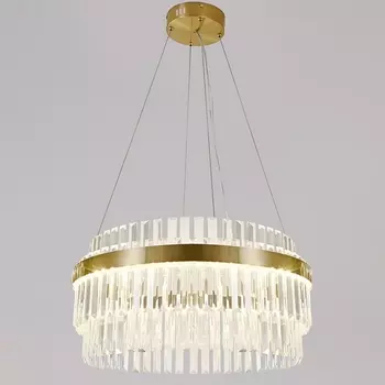 Подвесной светильник хрустальный светодиодный с пультом и диммером Reluce 08813-0.4-400 HGT