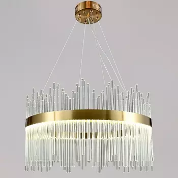 Подвесной светильник хрустальный светодиодный с пультом и диммером Reluce 08817-0.4-400 HGT