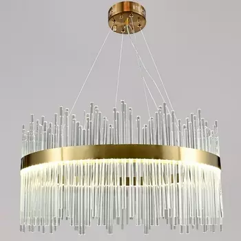 Подвесной светильник хрустальный светодиодный с пультом и диммером Reluce 08817-0.4-600 HGT