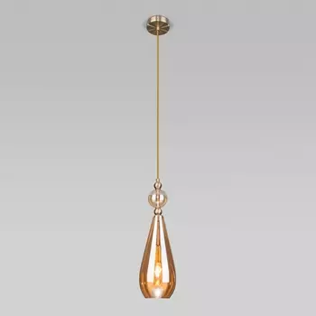 Подвесной светильник 50202/1 Eurosvet Ilario янтарный