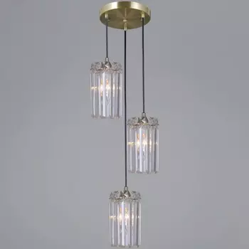 Подвесной светильник ILLUMICO IL3562-3PSQ-24 AB LYRA