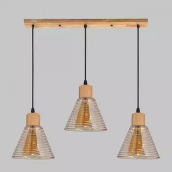 Подвесной светильник Imex MD.5870-3-P-WOOD+BK