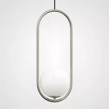 Подвесной светильник Matthew Mccormick Hoop 50 Silver Mila Pendant ImperiumLoft Hoop-B01 (179967-22)