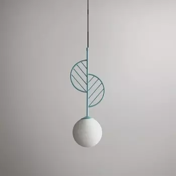 Подвесной светильник Leaf A Голубой ImperiumLoft Leaf01 (178148-26) в форме шара