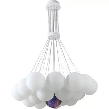 Подвесной светильник Kink Light Алди 08475-19,01 белый E27 19*5W шарики