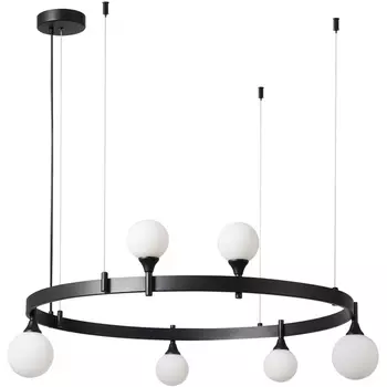 Подвесной светодиодный светильник Kink Light Бьянки 07808-6,19 кольцо