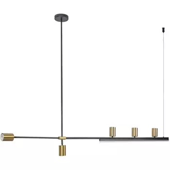 Подвесной светильник Kink Light Рия 07618-150,36 латунь GU10 5*5W+Led 15W (3000K)