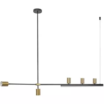 Подвесной светильник Kink Light Рия 07618-180,36 латунь GU10 5*5W+Led 18W (3000K)