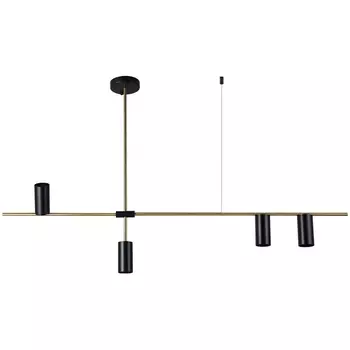 Подвесной светильник Kink Light Рия 07621-4,19(20) черный/бронза GU10 4*10W