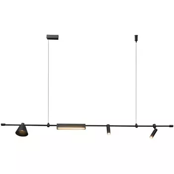 Подвесной светильник Kink Light Ристо 07616-150L,19 черный Led 20W