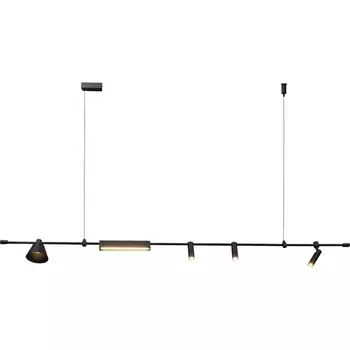 Подвесной светильник Kink Light Ристо 07616-180L,19 черный Led 25W