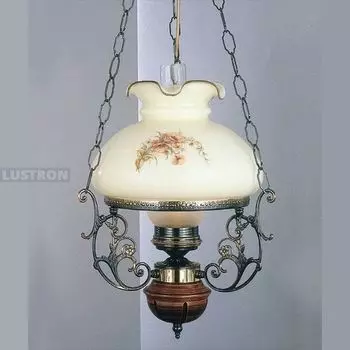 Подвесной светильник под старину в виде керосиновой лампы Reccagni Angelo 2400 L 2400G