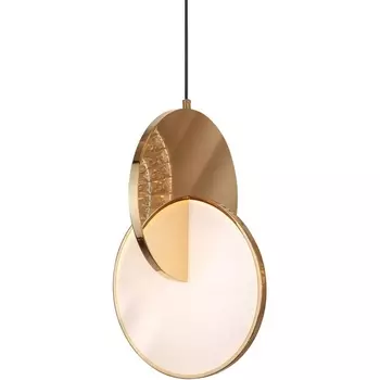Подвесной светодиодный светильник L'Arte Luce Eclisso L41001.92 Brushed champagne gold
