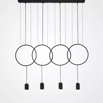 Подвесной светильник LED Forvet Black L4 By ImperiumLoft Forvet01 290496-26