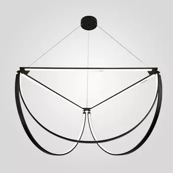 Подвесной светильник LED с пультом Solana Light 3 Black By ImperiumLoft Solana-Light01 302463-23