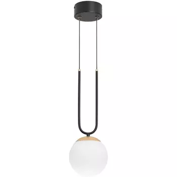 Подвесной светильник LED SP-BEADS-HANG-U-R130-10W Warm3000 (BK-GD, 275 deg, 230V) (Arlight, IP20 Металл, 5 лет) 036527