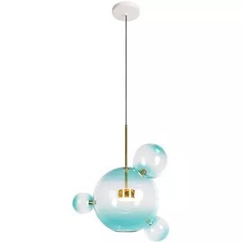 Подвесной светодиодный светильник молекулы Loft It Bolle 2027-P4 Blue