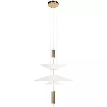 Подвесной светильник в виде летающей тарелки Loft It Skylar 10244/B Brass