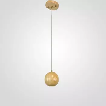 Подвесной светильник Lofter Wooden Sphere Imperiumloft 40,157 (73428-22) в форме шара ImperiumLoft