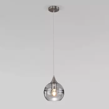 Подвесной светильник 50221/1 дымчатый Eurosvet Lotus в форме шара