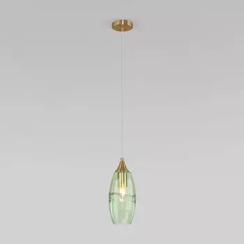 Подвесной светильник 50222/1 зеленый Eurosvet Lotus