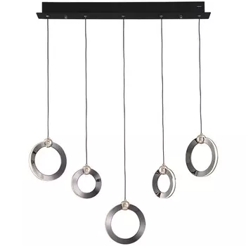 Подвесной светильник Lumien Hall Livin LH8028/5P-BK-PBK-SGD