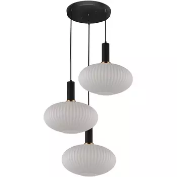 Подвесной светильник Lumina Deco Floril LDP 1216-3 WT+BK