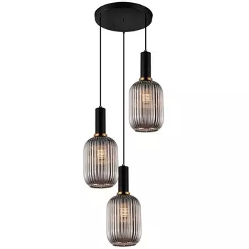 Подвесной светильник Lumina Deco LDP 1218-3 GY+BK