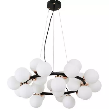 Подвесной светильник молекулы Lumina Deco Marsiada LDP 6033-25 BK+MD
