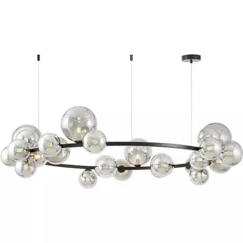 Подвесной светильник Lumina Deco Merido LDP 7033-24 BK+GY