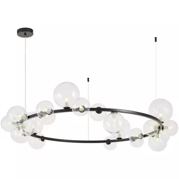 Подвесной светильник Lumina Deco Merido LDP 7033-24 BK+CL
