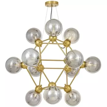 Подвесной светильник молекулы Lumina Deco Zodiak LDP 160N-12 MD+GY