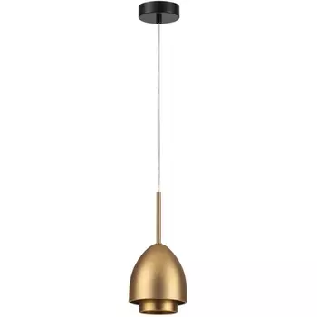 Подвесной светильник Lumion Avrora 8001/1A черный/античное золото металл/металл Е14 40W 220V