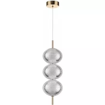 Подвесной светильник Lumion Caprice 6577/18L золото/прозрачный/металл/пластик LED 18W 220V шарики
