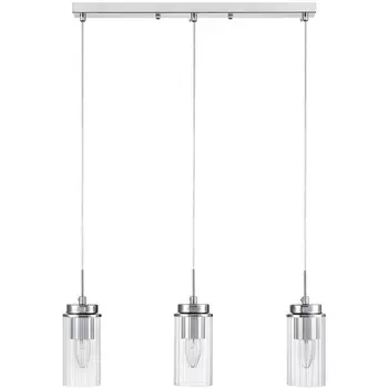 Подвесной светильник Lumion Isha 8102/3A хром/прозрачный металл/металл Е14 3*40W 220V