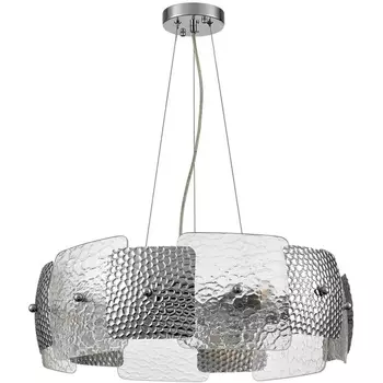 Подвесной светильник Lumion Liberti 6588/6 хром/тонированное стекло, металл/стекло E14 6*40W 220V