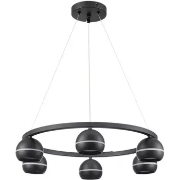 Подвесной светильник Lumion Luazana 8242/6 черный металл LED GX53 6*7W 220V шарики