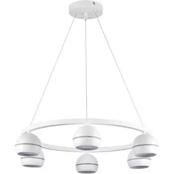 Подвесной светильник Lumion Luazana 8254/6 белый, металл LED GX53 6*7W 220V шарики