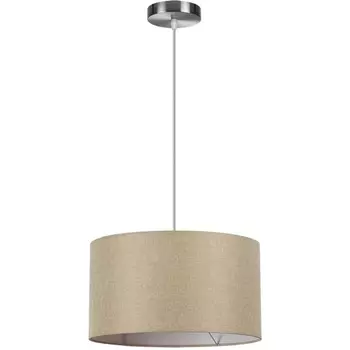 Подвесной светильник Lumion Nikki 8250/2 никель/бежевый, металл/текстиль Е27 2*60W 220V