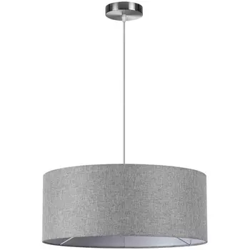 Подвесной светильник Lumion Nikki 8251/3 никель/серый, металл/текстиль Е27 3*60W 220V