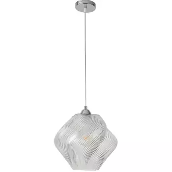 Подвесной светильник Lumion Tide 8288/1A хром/прозрачный, металл/стекло E27 1*60W 220V