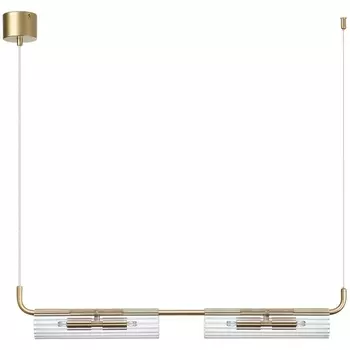 Подвесной светильник Lumion Toronto 6560/4 золотой/прозрачный/металл/стекло G9 4*20W 220V