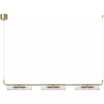 Подвесной светильник Lumion Toronto 6560/6 золотой/прозрачный/металл/стекло G9 6*20W 220V