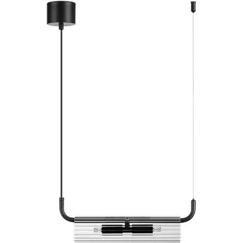 Подвесной светильник Lumion Toronto 6561/2 черный/прозрачный/металл/стекло G9 2*20W 220V