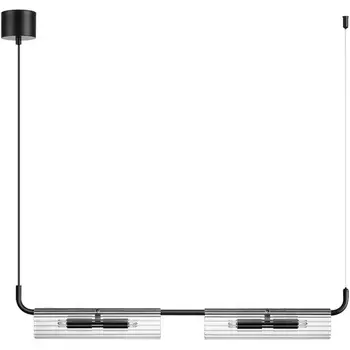 Подвесной светильник Lumion Toronto 6561/4 черный/прозрачный/металл/стекло G9 4*20W 220V