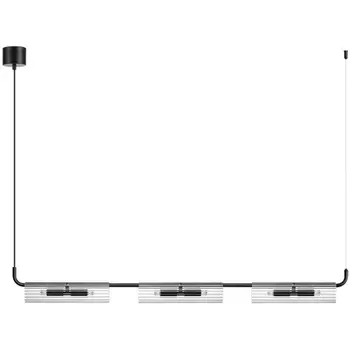 Подвесной светильник Lumion Toronto 6561/6 черный/прозрачный/металл/стекло G9 6*20W 220V