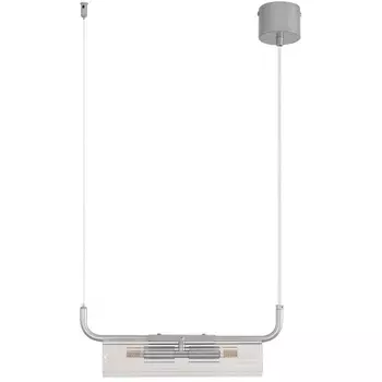 Подвесной светильник Lumion Toronto 8258/2 серебро/прозрачный, металл/стекло G9 2*20W 220V