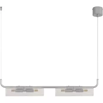 Подвесной светильник Lumion Toronto 8258/4 серебро/прозрачный, металл/стекло G9 4*20W 220V