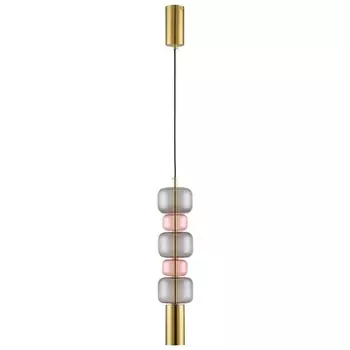 Подвесной светильник Lumion Verona 6504/1A бронза, розовый, серый GU10 50W 220V