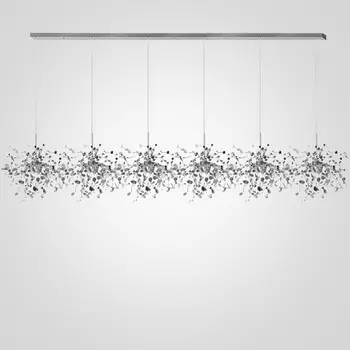 Подвесной светильник (люстра) Tezani Argent Suspension Linear 6L 210 ImperiumLoft 40.1444-6 (177954-22)